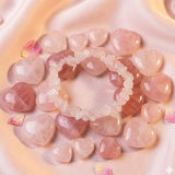 Rose Quartz Chips Bracelet